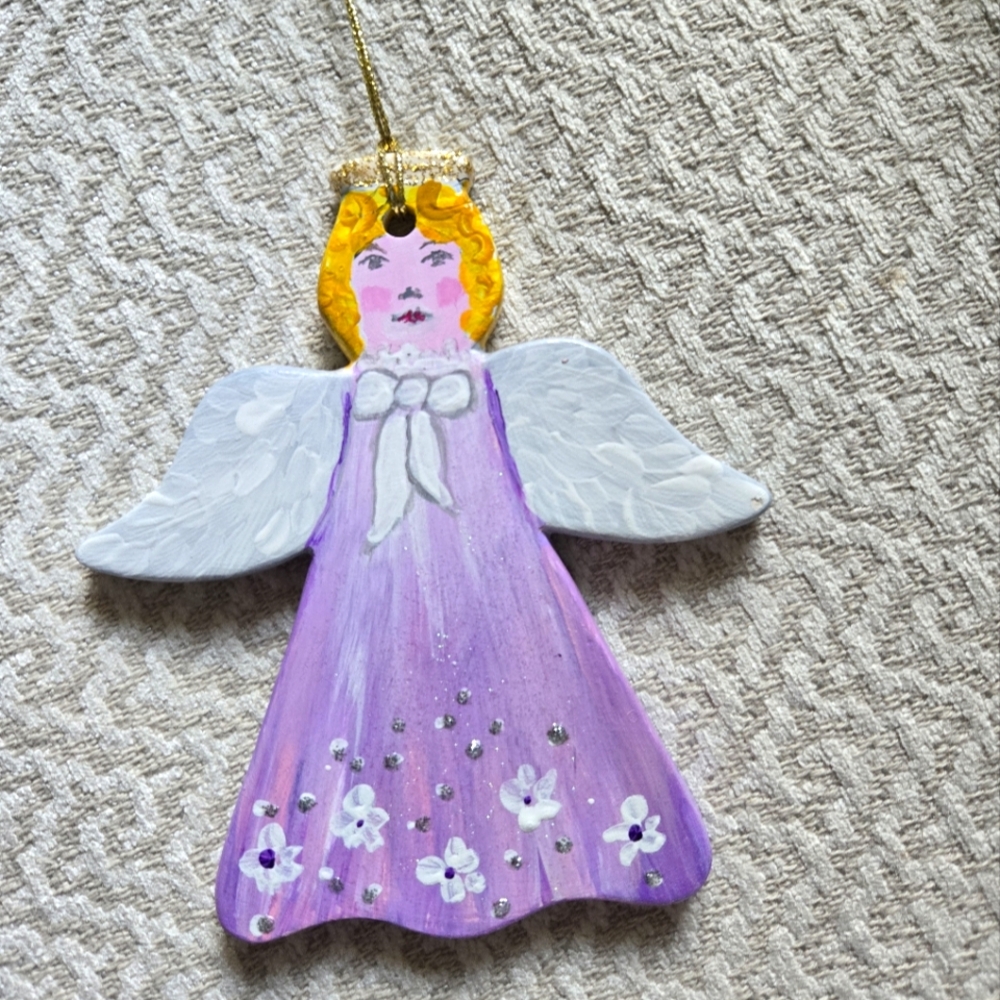Handpainted Angel Ornament